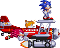 [Archive] Clichés de Tails Soni+Tails+Knuckles+avion