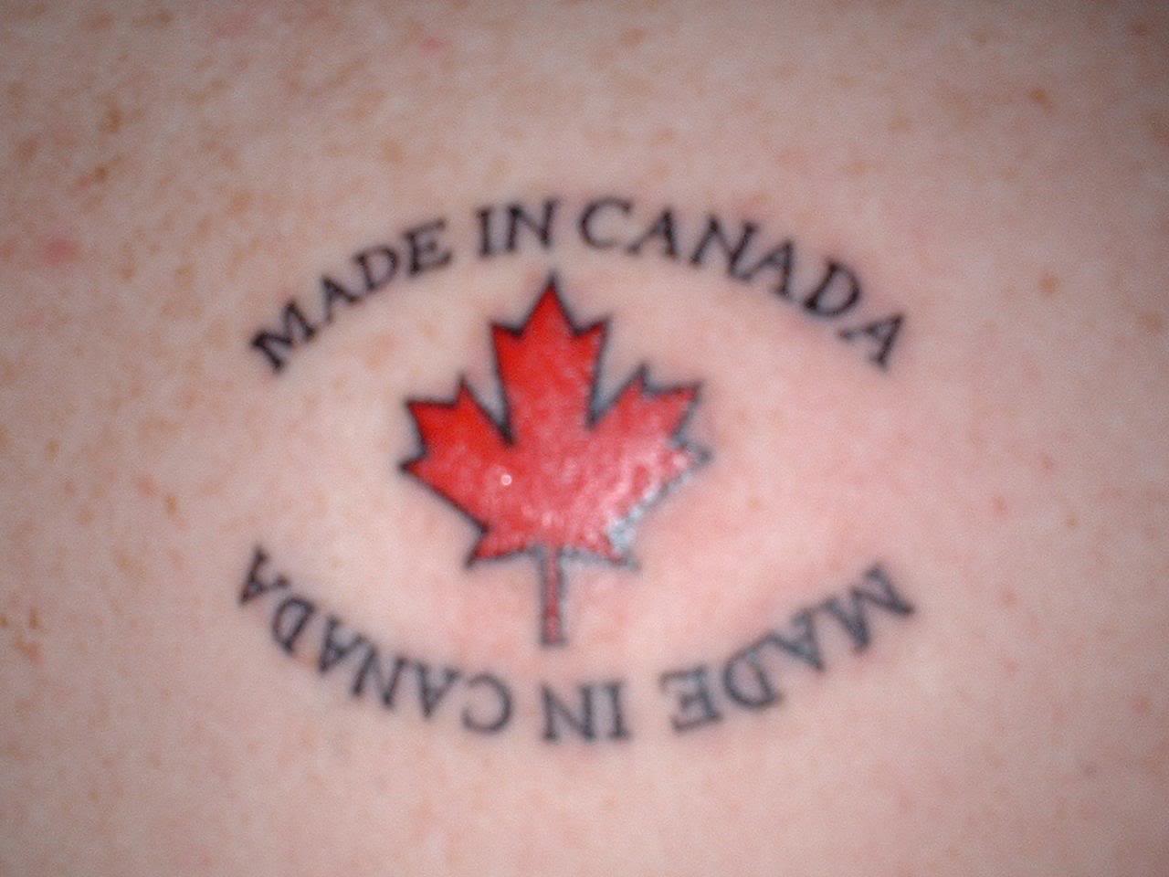 Canadian+flag+tattoo
