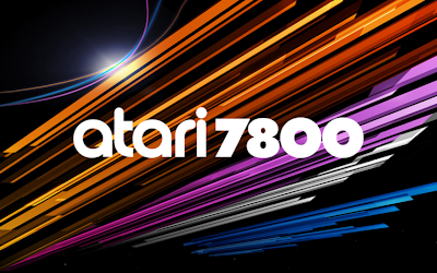 Atari 7800 vintage console wallpaper
