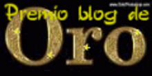 PREMIO BLOG DE ORO