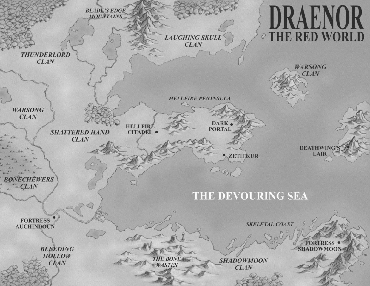 World+of+warcraft+map+outland