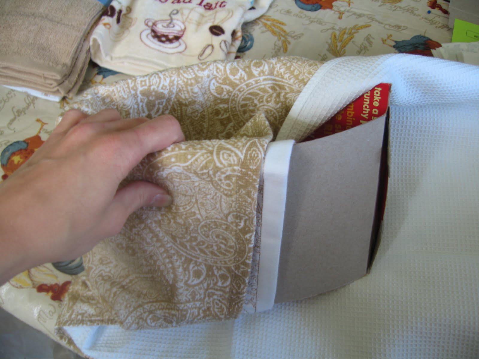 Sweet Little Smoothie Tea Towel Shower Cake