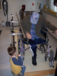 Wheelchair mechanic-in-training