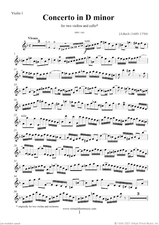 Concerto for Two Violins