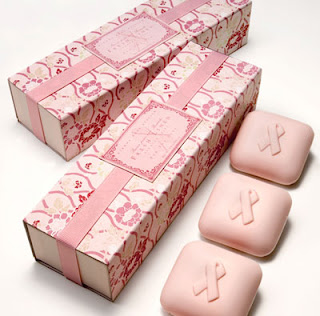 Gianna Rose Atelier, Gianna Rose Atelier soap, Gianna Rose Atelier gift set, Gianna Rose Atelier Pink Ribbon Soaps, Gianna Rose Atelier Soap For The Cure, soap, hand soap, gift set, breast cancer awareness