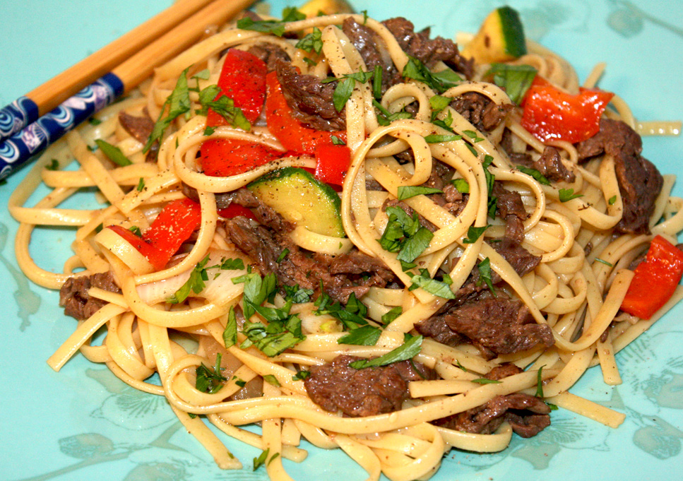 Many little things make me happy Skirt Steak StirFry