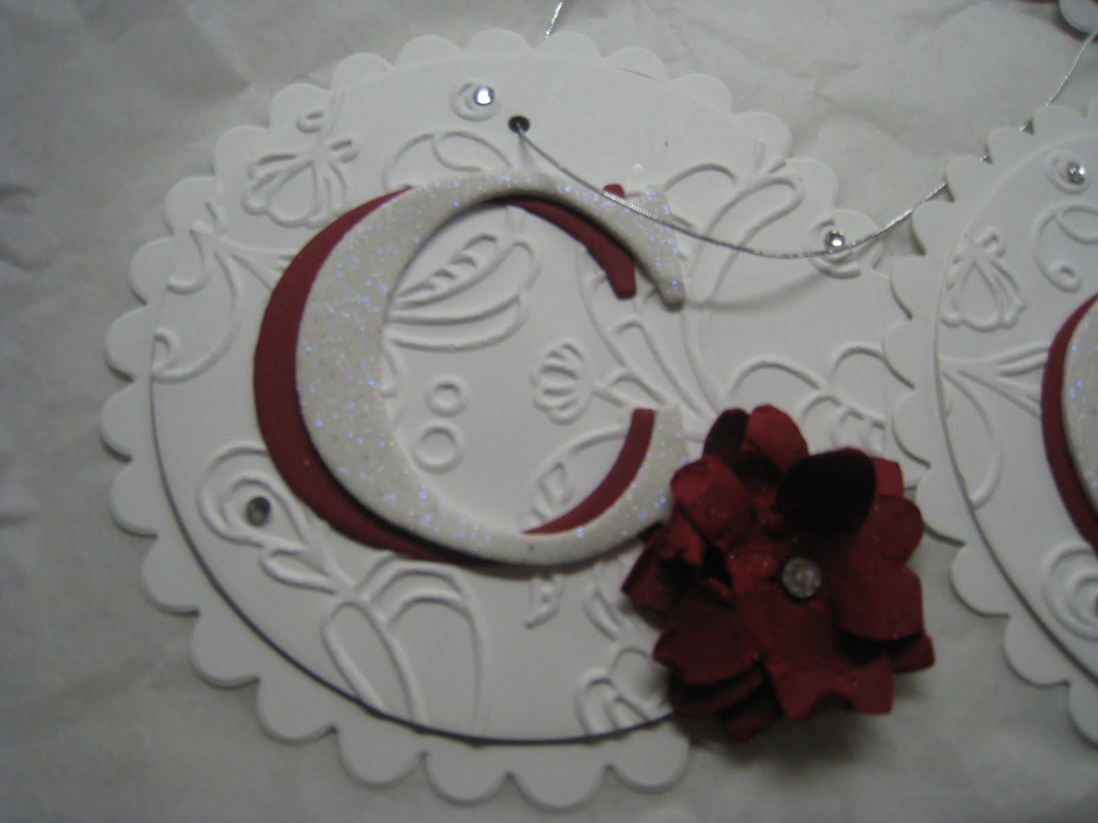 Maria's Paper Gift Exchange: Elegant Christmas Ornaments