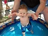 First time in pool