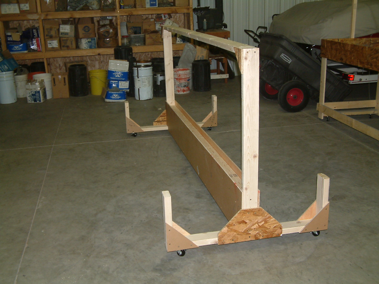 RV12 Builder in Sandy, UT Wing Storage Rack and Horses