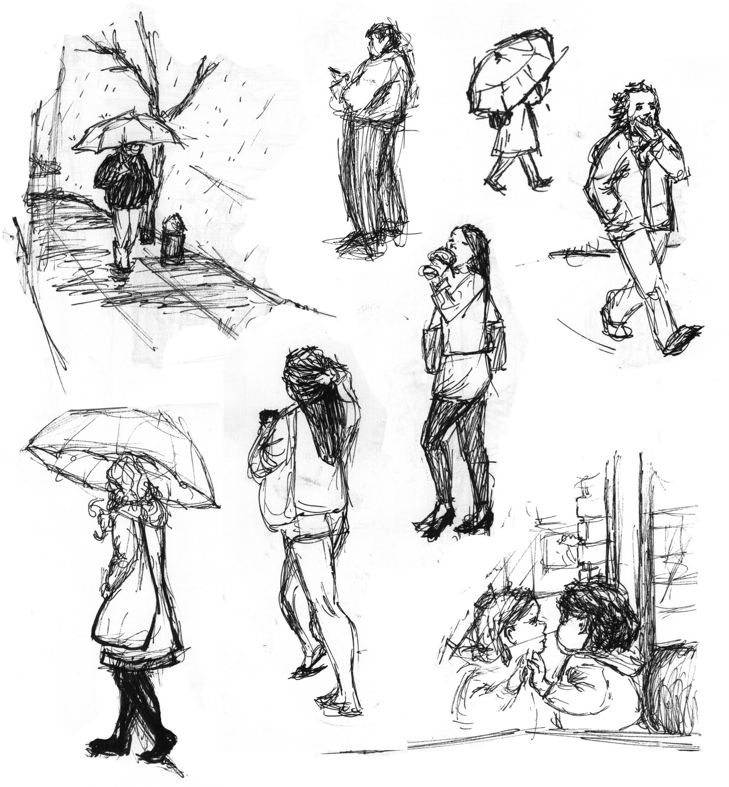 Basic Human Sketches