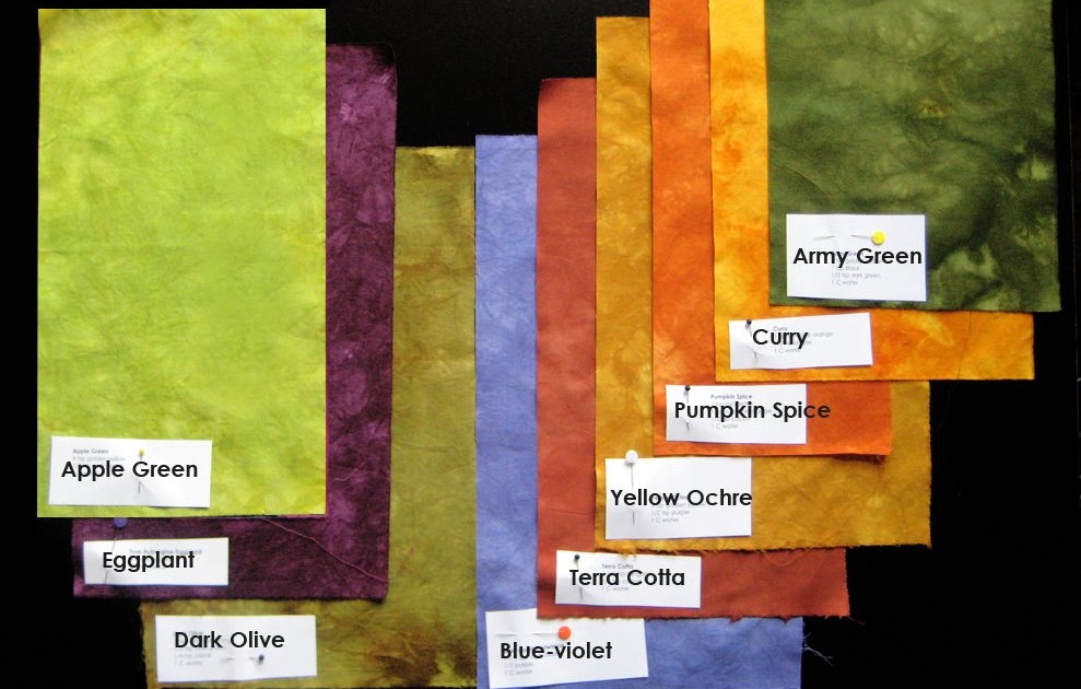Rit Dye Color Chart