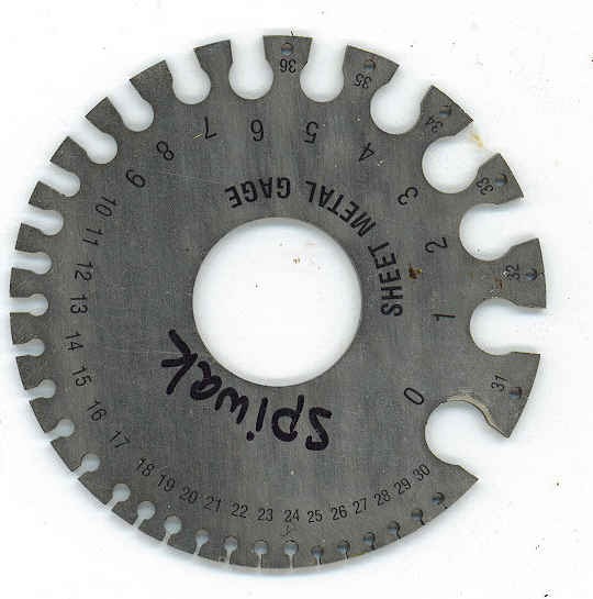 Crazy Art Girl's Musings Copper sheet metal and sheet metal gauge