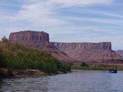 Scenery while rafting on the Colorado River