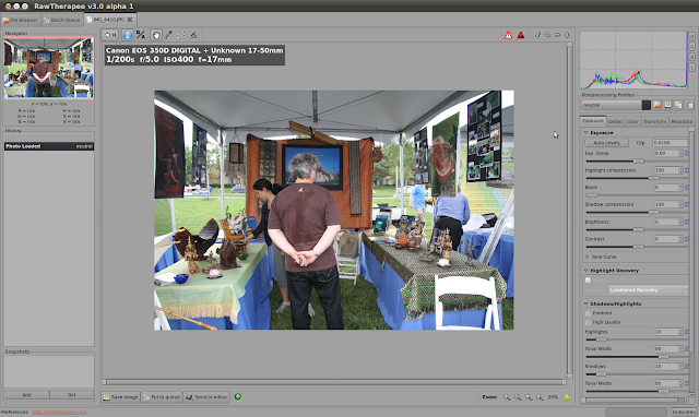 rawtherapee linux use gpu