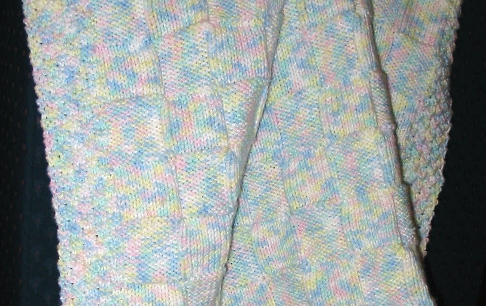Knit with KT: Checkerboard Baby Blanket