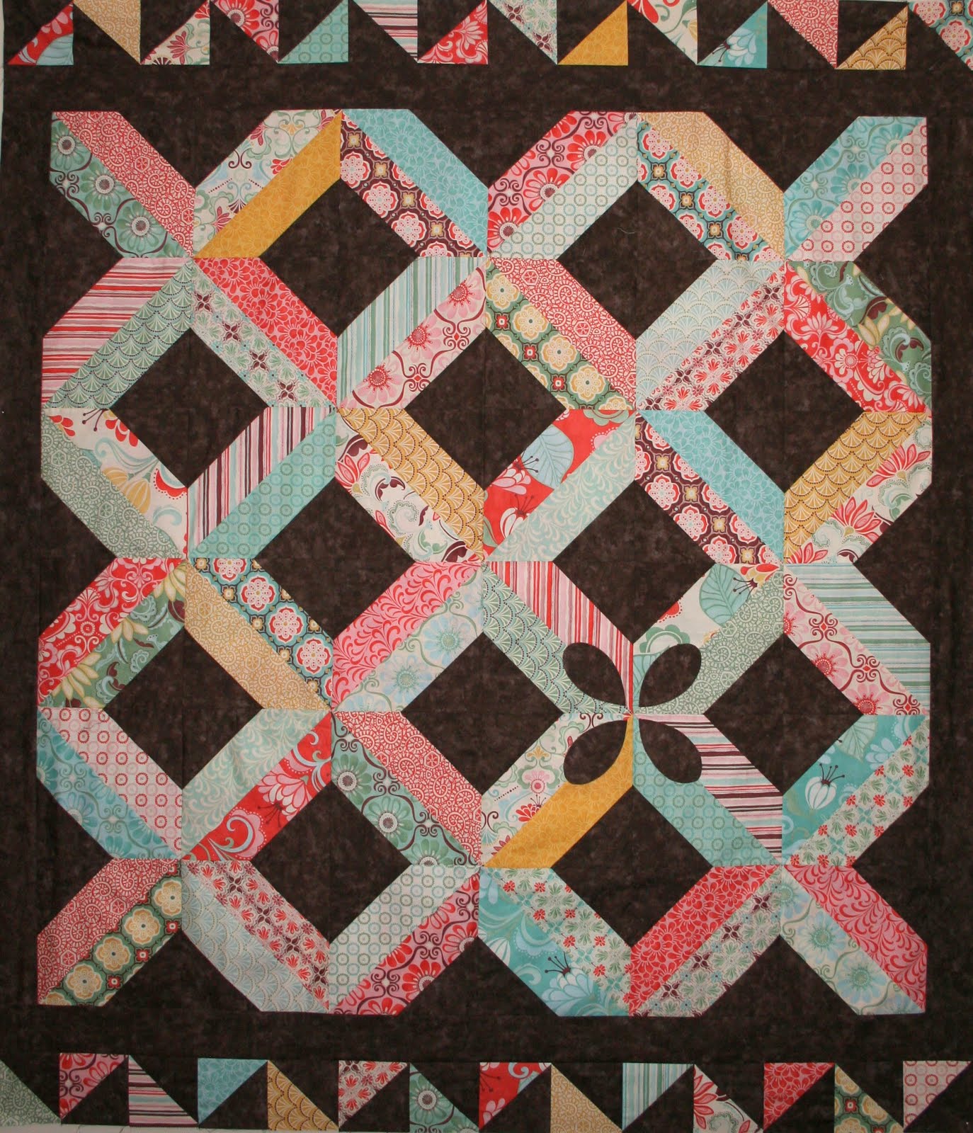 Crazy Old Ladies Quilts Tiger Lily