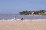 Vessigny Beach before land was cleared to make way for Alutrint