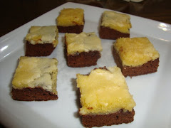 Brownies de dos colores