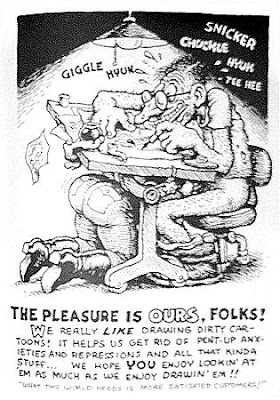 Robert Crumb Pleasure is Ours! Dirty cartoons
