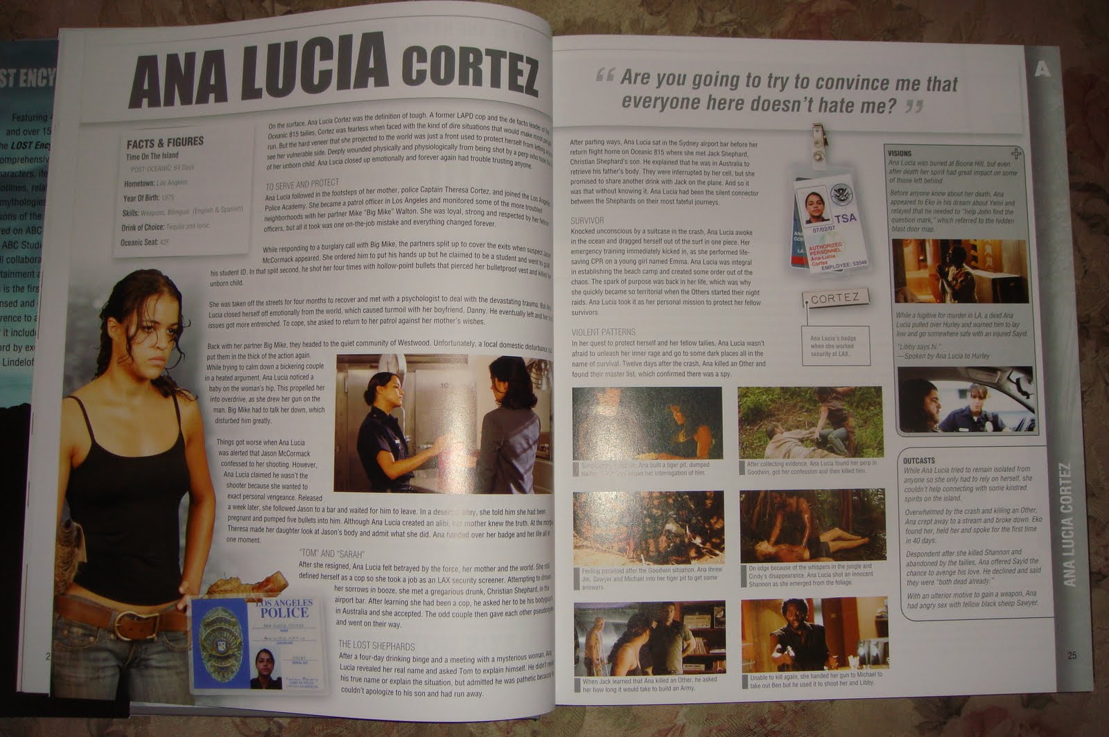 My Journey Through The LOST Encyclopedia Ana Lucia Cortez