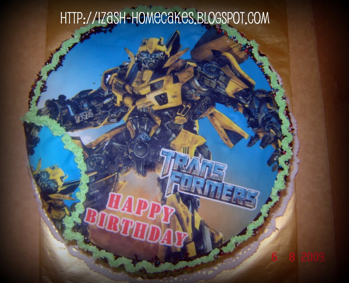 izash-homecakes: Syah s Son Bday Edible Cake