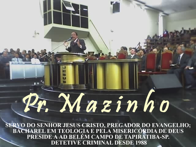 Eu com 44 anos e pastor, onde já se viu...