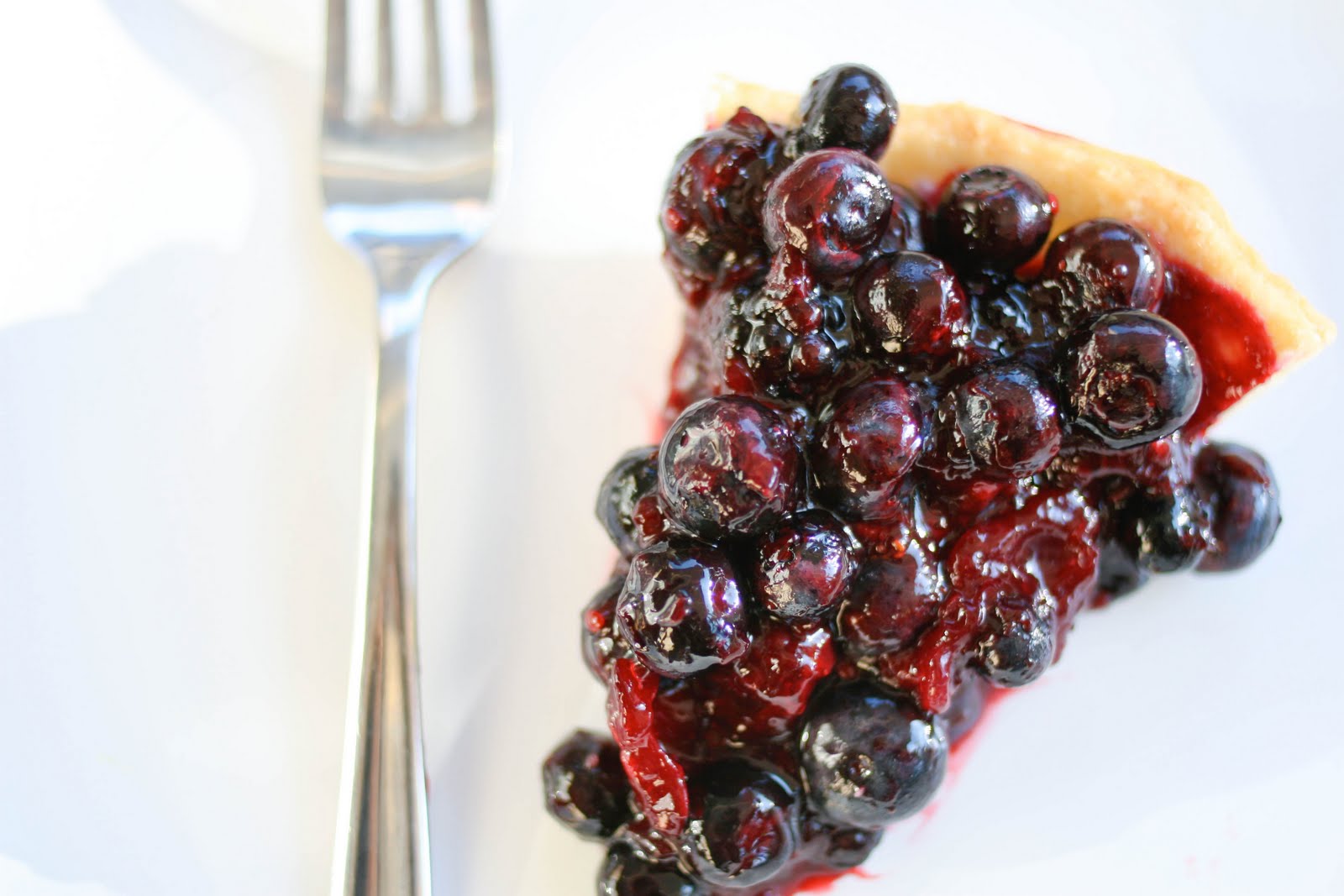 Unedeux senses OpenFaced Fresh Blueberry Pie