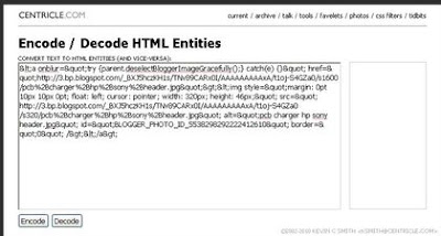 parse html gambar diencode