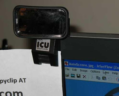 Mirror  Computer Screen on Icucopyclip Convex Rear View Mirror With Copy Clip For Your Notes