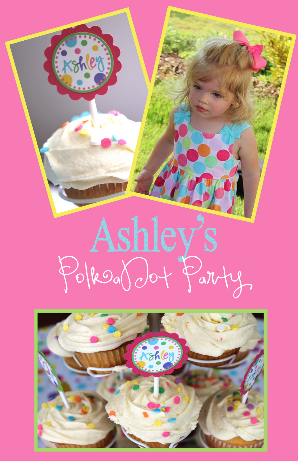 The Sweet Peach Paperie Ashley's PolkaDot Party
