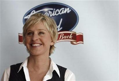 LESBIAN TALK-SHOW HOST ELLEN DEGENERES DUMPS AMERICAN IDOL!