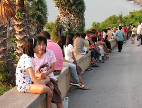 Waiting for the sunset at Phromthep Cape