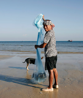 Fisherman at Kamala Beach