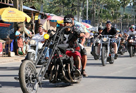 Phuket Bike Week - Bikes at Patong Beach
