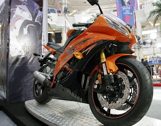 Yamaha racing bike at Jungceylon mall, Patong Beach, Phuket