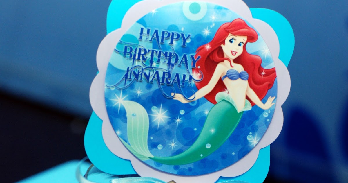 Razzle Dazzle Party Box Theme Birthday Party Little Mermaid