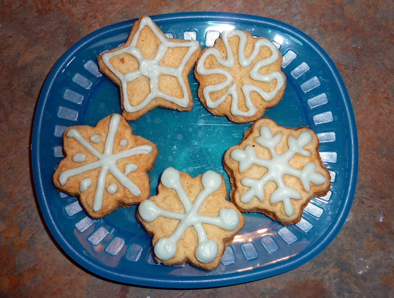Melissa's Cuisine Spritz Cookies with Royal Icing