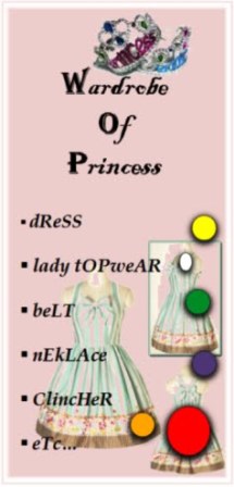 Wardrobe Of Princess