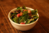 Spinach Salad with Raspberry Vinaigrette