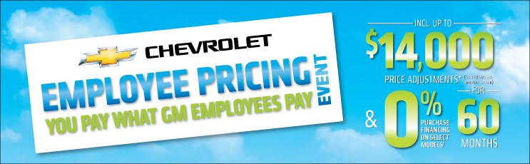 Jim Tubman Chevrolet Chevrolet Employee Pricing Event