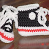 All Measure: Crocheted Converse Tennis Shoes free crochet pattern