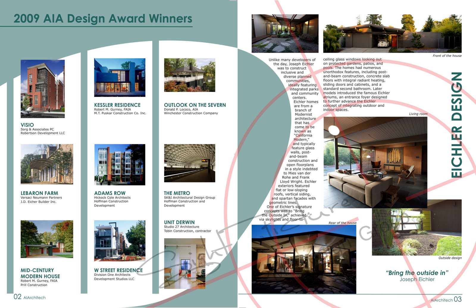 my world of design layout project redesigned newsletter
