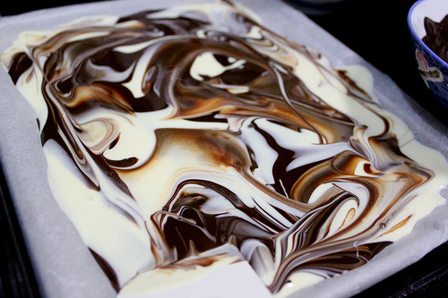 Dark Chocolate Swirl Sticks Dark Chocolate Swirl Sticks