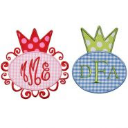 Crown Monogram Frame