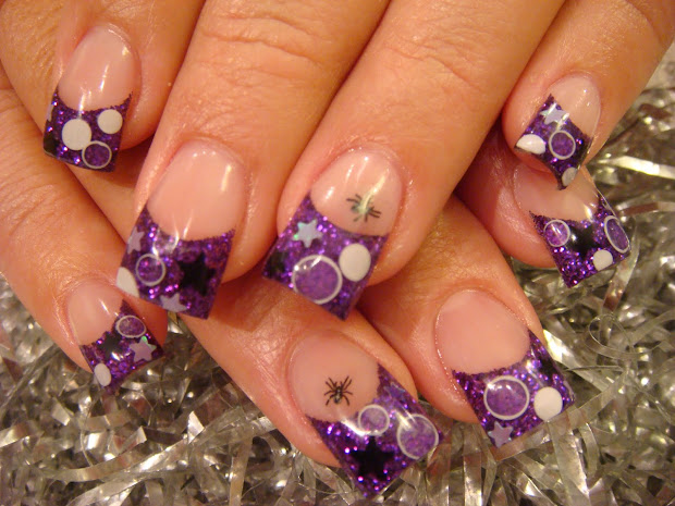 halloween nail acrylic art class