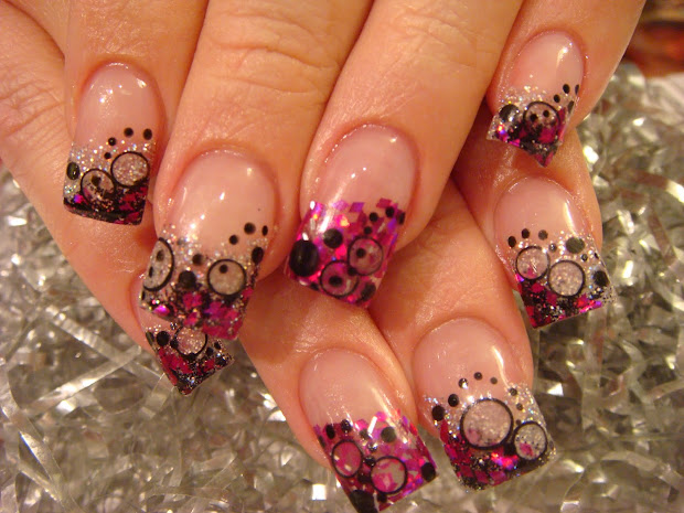 autumn nails acrylic 2010