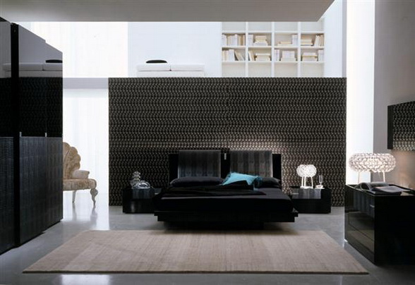 modern and luxury black bedroom design ideas gallery home design