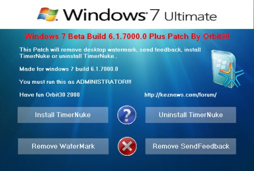 Timernukesetup Disables Windows 7 Activation 64bit