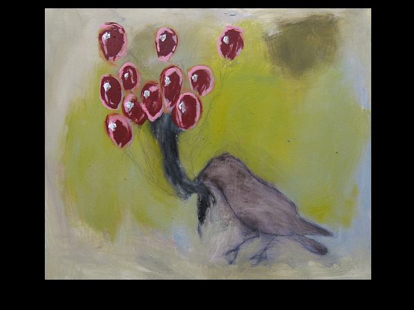 Balloons and Bird