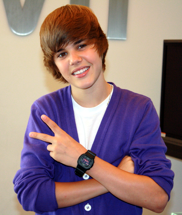 justin bieber young pics. Justin Bieber has two new